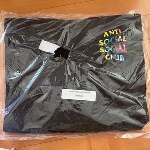 ASSC Tie Dye Black Hoodie - MEDIUM